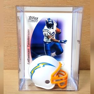 San Diego Chargers LaDainian Tomlinson Football Helmet Sports Box
